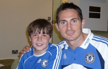 Jake Meets Chelsea Football Team